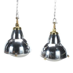 Industrial Pendant Lights by Bobo Intriguing Objects a Pair