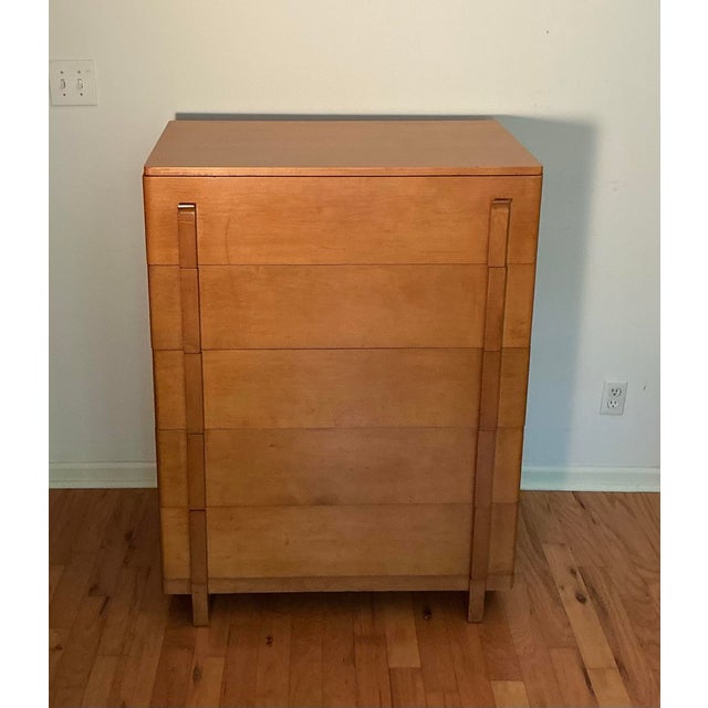Art Deco Vintage Colonists Craft Solid Maple Bedroom Furniture Three Piece Set, Late 1930s-Early 1940s For Sale - Image 3 of 12