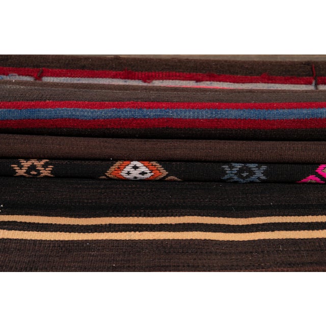 Mid 20th Century Mid-20th Century Vintage Killim Runner Rug 3 X 8 For Sale - Image 5 of 13