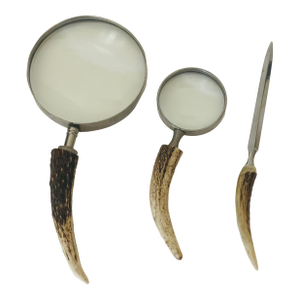 3 PCS French Black Forest Magnifying Glasses and Letter Opener