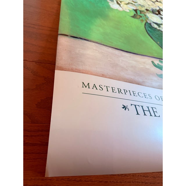 Mint Authentic Rare Exhibition Posters From 1990 for the National Gallery of Art in Washington Featuring Vincent Van Gogh's Vase of Roses (1890 For Sale - Image 8 of 12