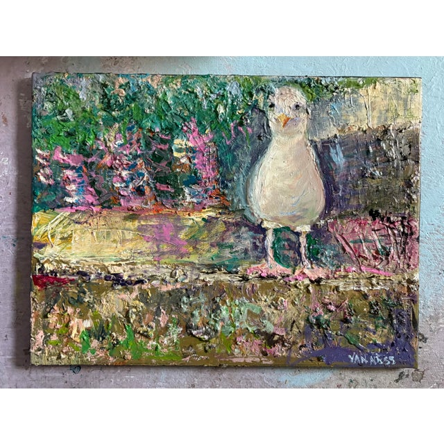 "The Perch", Original Oil Painting, Bird Art For Sale - Image 9 of 10