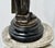Wood Antique Spelter Figure of European Renaissance Scholar on Wooden Base For Sale - Image 7 of 13