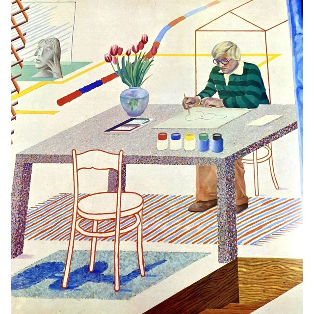 David Hockney Self-Portrait With Blue Guitar Original 1977