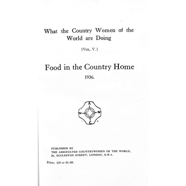 "Food in the Country Home: 500 Tested Recipes From All the World" 1936 For Sale - Image 4 of 12