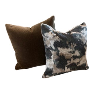 Dedar Abstract Pillow Covers - Set of 2 For Sale