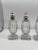 Mid 19th Century Set of 4 Georgian Silver & Cut Crystal Salt & Pepper Shaker Set For Sale - Image 5 of 8