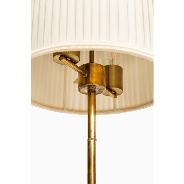 Swedish Brass Floor Lamp from Stilarmatur, 1950s For Sale - Image 4 of 10