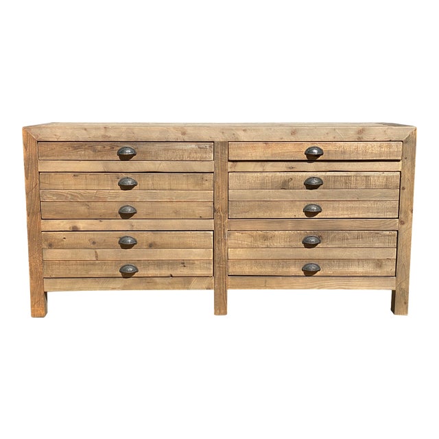 Restoration Hardware Printmaker's Media Console