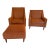 1960s Set of Mid-Century Modern Flex Steel Chairs With Ottoman For Sale