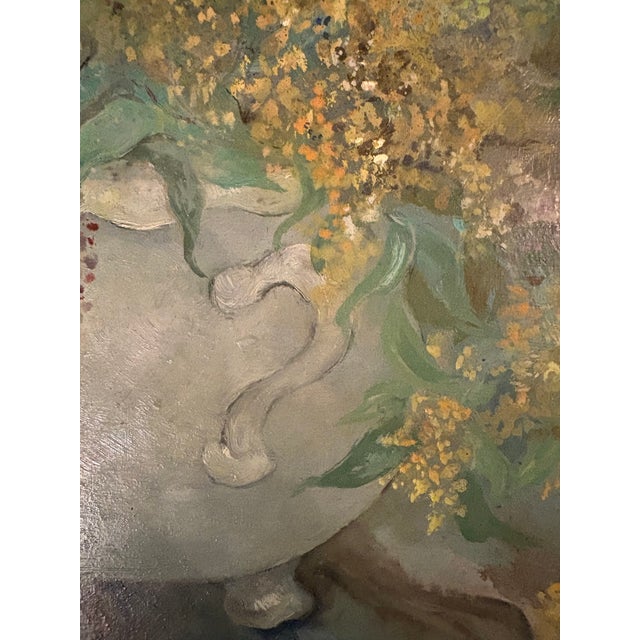 1970s Floral Still Life by Hans Kline, 1972 For Sale - Image 4 of 6