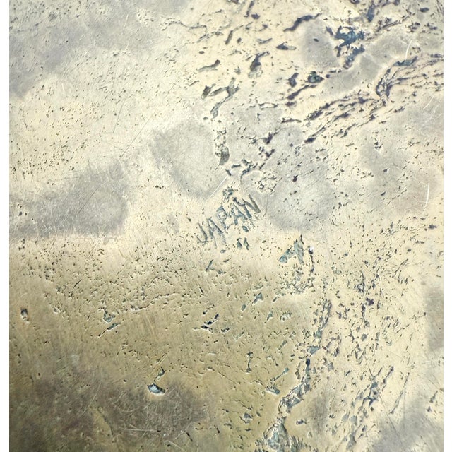 Brass 1950s Japanese Brass Fish Dish For Sale - Image 8 of 8