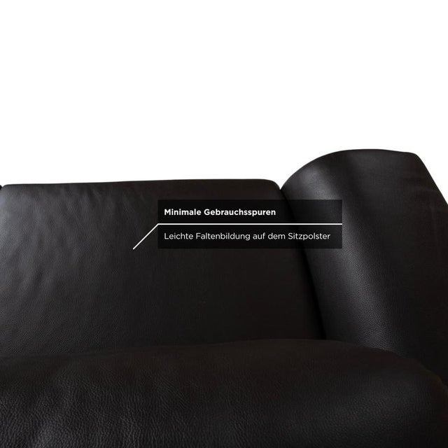 Model 29830 2-Seater Sofa in Dark Brown Leather from Willi Schillig For Sale - Image 11 of 17