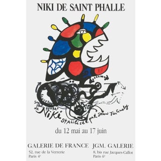 1989 Niki De Saint Phalle Poster For Sale