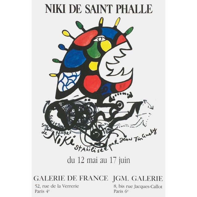 1989 Niki De Saint Phalle Poster For Sale