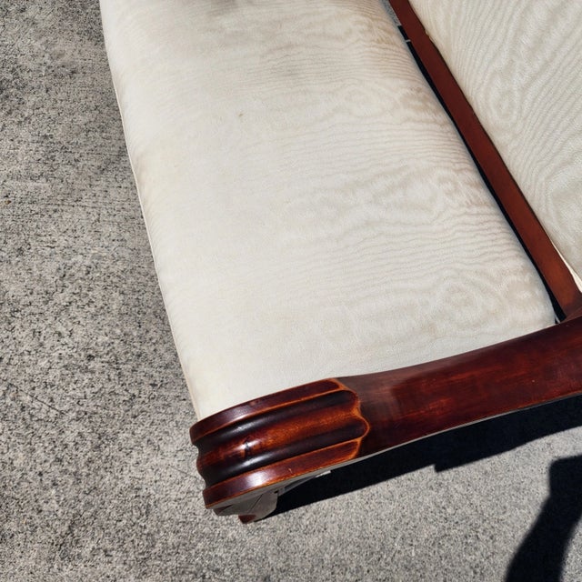 Dm Antique Asian Rosewood Carved Foo Dogs Settee For Sale In Miami - Image 6 of 10