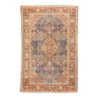 Antique Dabir Kashan Rug 4'2'' x 6'5'' For Sale
