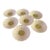 Vintage Gien Floral Daisy Plates, Set of 7, France For Sale