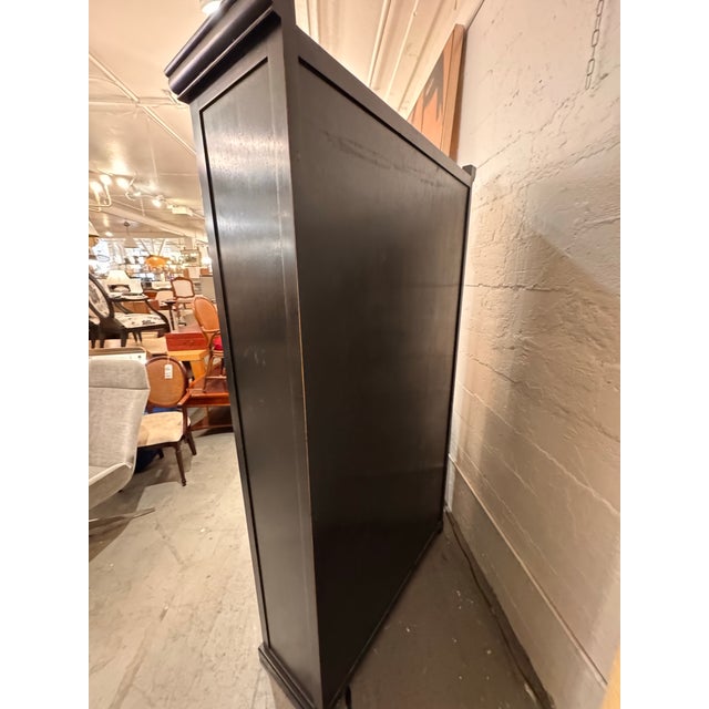 Traditional Traditional Asian Wood Storage Bookcase For Sale - Image 3 of 12