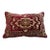 Antique Italian Hand Embroidered Pillow With Metal Time Threads on Silk Velvet. For Sale