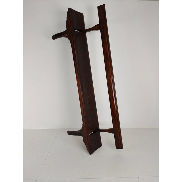 Victorian Pitch Pine Railway Bench For Sale - Image 12 of 18