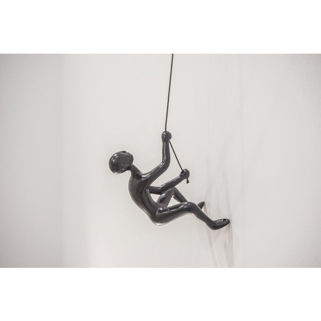 Black Position 5 Climbing Man Wall Art For Sale In Miami - Image 6 of 6