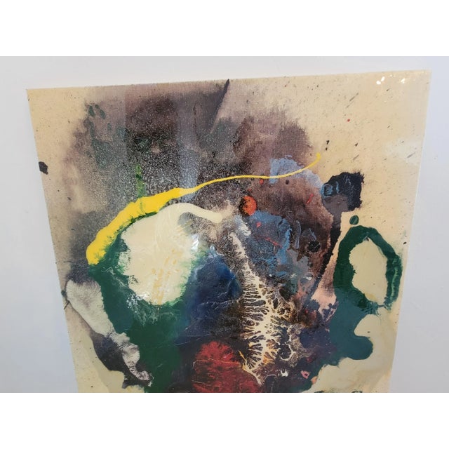 W. Barccli, "Irrational Iii" 2015 Abstract Art. Acrylic on canvass. Unframed.