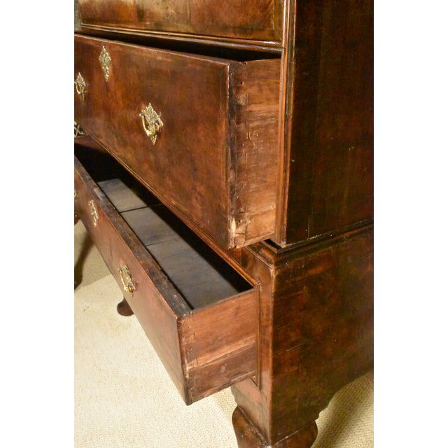 18th Century English Queen Anne Highboy For Sale - Image 4 of 7
