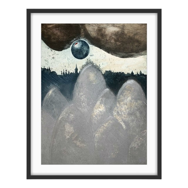 Rafal Strent, Four Centuries, Etching on Paper, 1996 For Sale