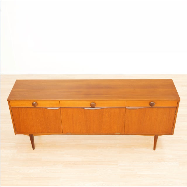 Wood Mid Century Elliots of Newbury Teak Sideboard, England, 1960s For Sale - Image 7 of 10