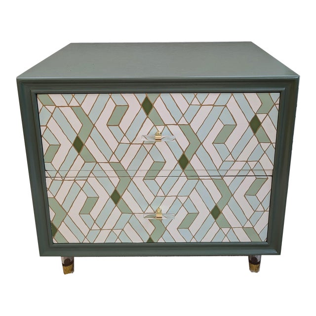 Green Hygge & West Nightstand For Sale