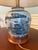 Blue Vintage Blue & White Crackle Glaze Ginger Jar Table Lamp With Shade For Sale - Image 8 of 9