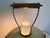 Metal Lantern Table Lamp in Brass and Encased Glass, 1950s For Sale - Image 7 of 9