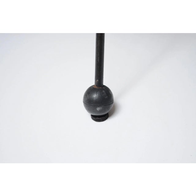 Mid-Century American Modern Black Metal Wire Magazine Rack For Sale - Image 10 of 12