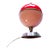 Red Vintage Table Lamp in Plastic For Sale - Image 8 of 11