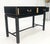 Ficks Reed Black Lacquer Faux Bamboo Solid Brass Pulls Two Drawer Console Desk For Sale - Image 12 of 12