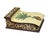 Distressed Leopard Print Pattern Green Plant Wood Lid Box For Sale In San Francisco - Image 6 of 7