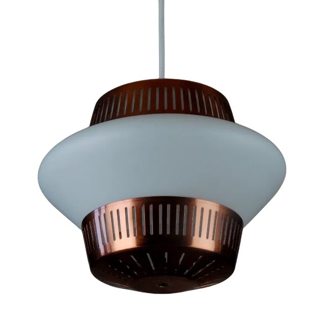 Opal Arch Pendant Lamp by Svend Aage Holm-Sørensen for Warm Nordic, 1950s For Sale