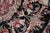 1990s Art Nouveau 1990's Medallion Pak-Persian Black/Pink Wool Round Rug- 5'11'' X 6'2'' For Sale - Image 5 of 9