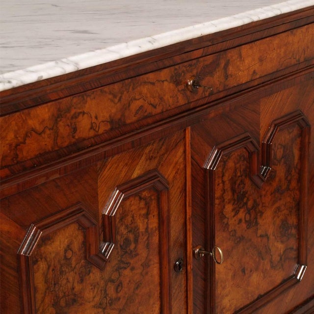 19th Century Chest of Drawers and Mirror from Cucchi & Sola Ammobiliamenti Torino, Set of 2 For Sale - Image 3 of 14