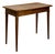 French Restauration Period 1820s Side Table with Leather Top and Lateral Drawer For Sale
