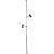 Brown Mid-Century Floor to Ceiling Lamp by Josef Hurka for Napako, 1960s For Sale - Image 8 of 8