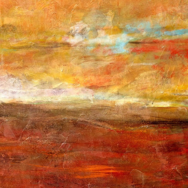 Abstract Acrylic on Canvas Painted by Texas Artist Marthann Masterson For Sale - Image 4 of 6