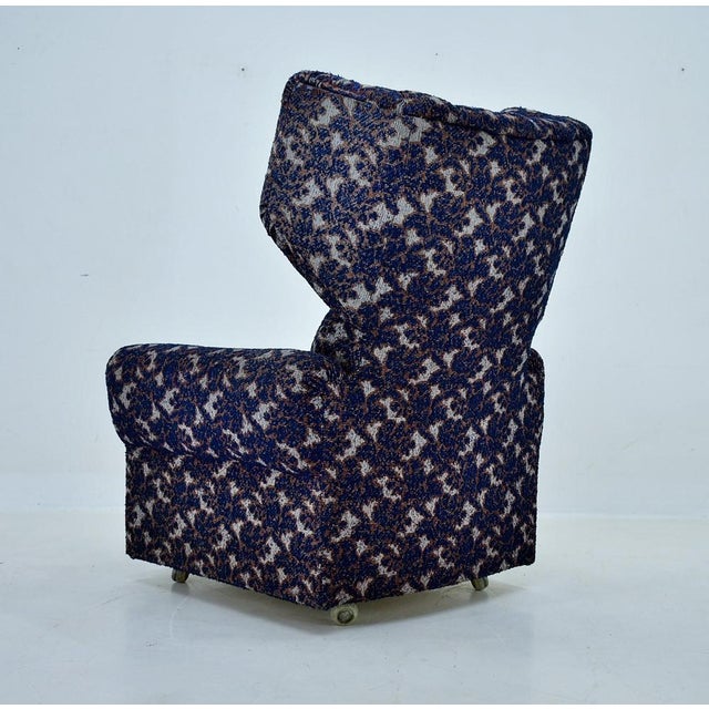 Mid-Century Wing Armchair, Czechoslovakia, 1960s For Sale - Image 14 of 18
