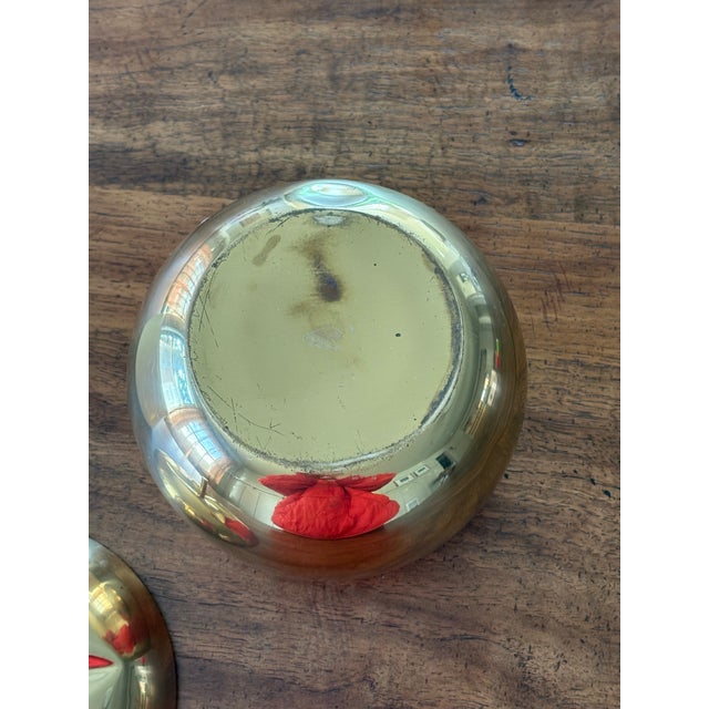 Vintage Apple-Form Lidded Ice Bucket / Decorative Container – Mid-Century Modern Sculptural Decor For Sale - Image 10 of 15