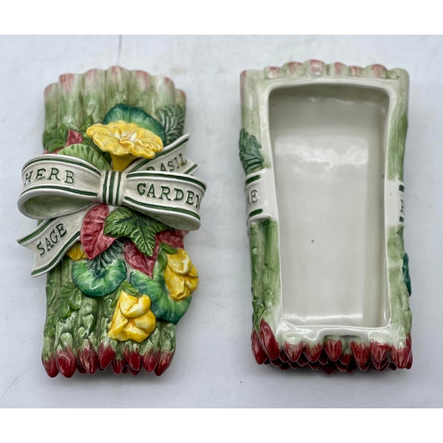 Fitz & Floyd Herb Garden Covered Asparagus Server Chairish