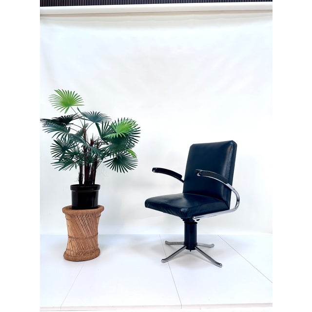 Early Steel Tube Swivel Desk Chair with Tilt from Mauser Werke Waldeck, Germany, 1930s For Sale - Image 4 of 18