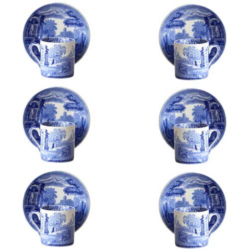 Early 20th Century Early 20th Century Copeland Spode Italian Espresso Cups and Saucers, S/6 - 12 pcs For Sale - Image 5 of 6