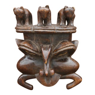 1940s African Bamileke Ethnic Mask For Sale