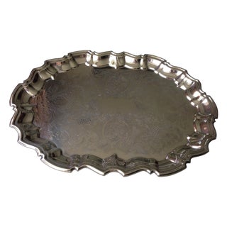 Antique Eales 1779 Silverplate Tray For Sale